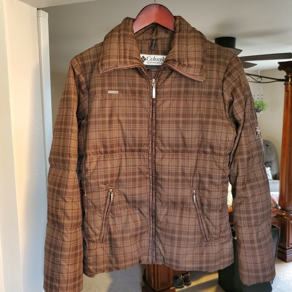 Ladies XS Brown Columbia Winter Coat